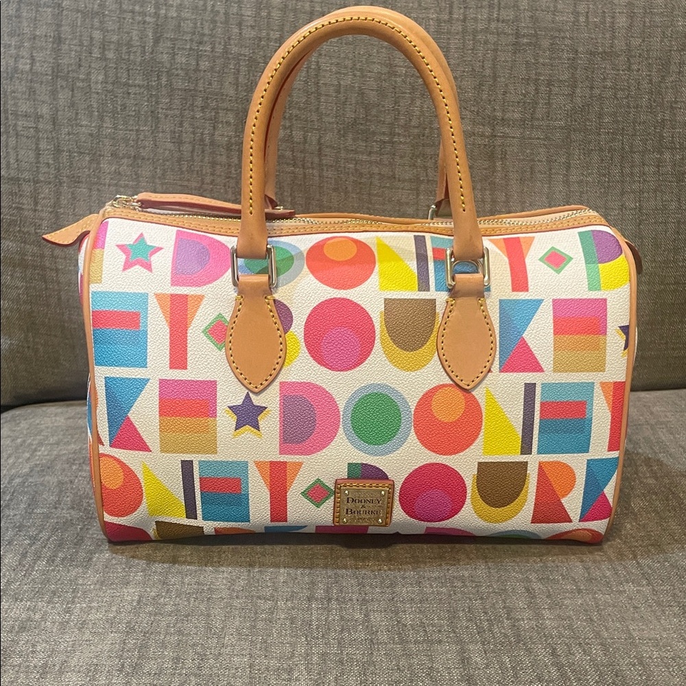 Dooney & Bourke Multicolor Graphic Satchel